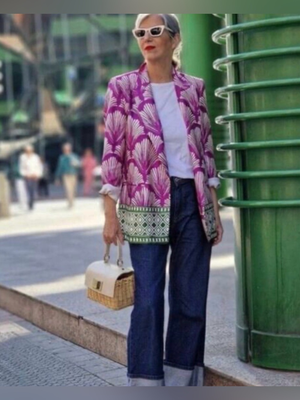 ZARA Satin Printed Blazer | BNWT | Size M